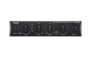 Denon Pro DN-280 végerősítő, 100W mono, 70V/100V/4 Ohm, Euroblock, 2x RCA, 1x XLR/TRS