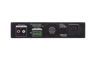 Denon Pro DN-280 végerősítő, 100W mono, 70V/100V/4 Ohm, Euroblock, 2x RCA, 1x XLR/TRS