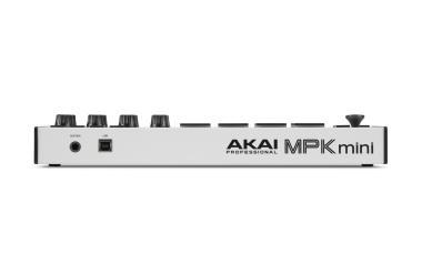 Akai Pro MPK mini mk3 White USB/MIDI vezérlő, 25 billentyű, 8 RGB pad, OLED kijelző, joystick, susta