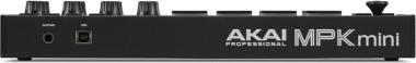 Akai Pro MPK mini mk3 Black USB/MIDI vezérlő, 25 billentyű, 8 RGB pad, OLED kijelző, joystick, susta