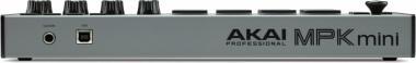Akai Pro MPK mini mk3 Grey USB/MIDI vezérlő, 25 billentyű, 8 RGB pad, OLED kijelző, joystick, sustai