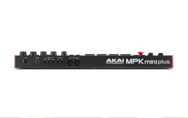 Akai Pro MPK mini plus USB/MIDI vezérlő, 37 billentyű, 8 RGB pad, step sequencer, joystick, sustain