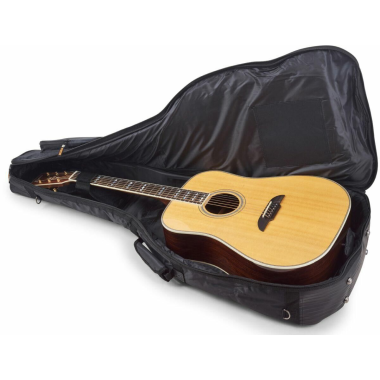 RockBag RB 20509 B Akusztikus gitár tok, vízálló, 20 mm-es párnázás, ergonomikus kialakítás