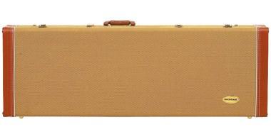 RockCase Elektrická kytara tvrdý obal, Vintage Tweed, držák krku
