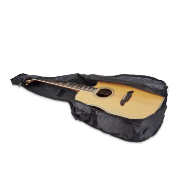 RockBag RB 20539 B Akusztikus Gitár Tok, Eco Line, Tartós RokTex®, Fekete, Több Zsebbel