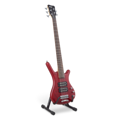 RockStand RS 20800 B/24 A-keret állvány, elektromos gitár/basszusgitár, habpárnázás, összecsukható, fekete