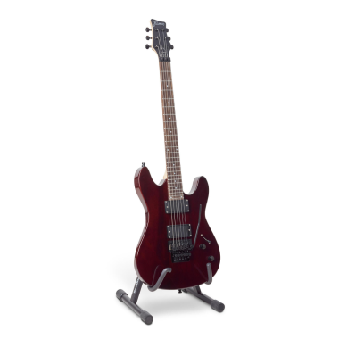RockStand RS 20800 B/24 A-keret állvány, elektromos gitár/basszusgitár, habpárnázás, összecsukható, fekete