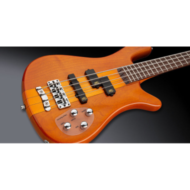Warwick WRB1564 15AA ALD FR 4 húros elektromos basszusgitár, éger test, nyak-átmenő, méz hegedű kivitel