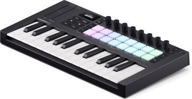 Novation Launchkey Mini 25 MK4 Hatékony 25 hangjegyes mini vezérlőbillentyűzet az összes főbb DAW-ho