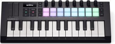 Novation Launchkey Mini 25 MK4 Hatékony 25 hangjegyes mini vezérlőbillentyűzet az összes főbb DAW-ho