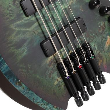 Cort Co-Space5-SDG with bag Cort elektromos basszusgitár, 5 húros, Bartolini hangszedők, fej nélküli, csillagpor