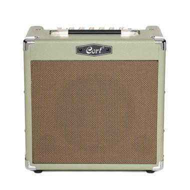 Cort Co-CM15R-PG gitárerősítő zengetővel, 15 Watt, pasztell zöld
