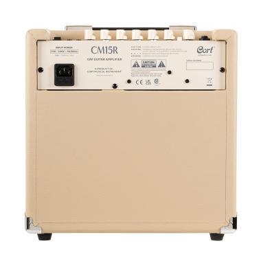 Cort Co-CM15R-WTS gitárerősítő zengetővel, 15 Watt, világos homok
