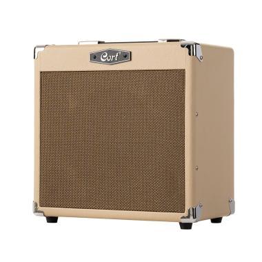 Cort Co-CM15R-WTS gitárerősítő zengetővel, 15 Watt, világos homok