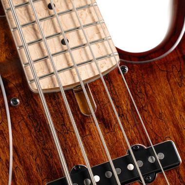 Cort Co-GB-Fusion5-ABB with bag elektromos basszusgitár, 5 húros, deluxe félkemény tokkal, matt vintage natúr
