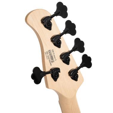Cort Co-GB-Fusion5-ABB with bag elektromos basszusgitár, 5 húros, deluxe félkemény tokkal, matt vintage natúr