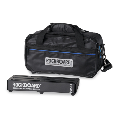RockBoard RBO B 2.0 DUO B Pedálboard, könnyű alumínium, 3-5 pedálhoz, tartalmaz gig táskát