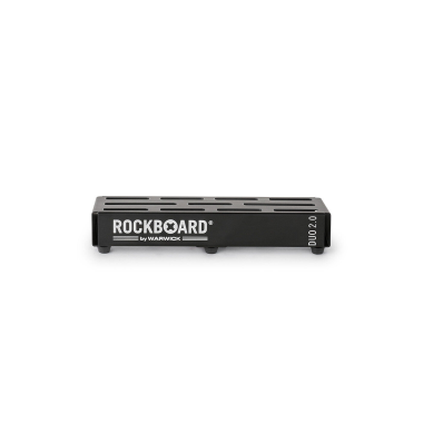 RockBoard RBO B 2.0 DUO B Pedálboard, könnyű alumínium, 3-5 pedálhoz, tartalmaz gig táskát