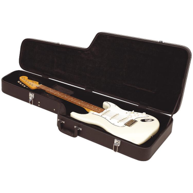 RockCase RC 10603 B/SB Elektromos Gitár Keménytok, ST-Stílus, Fekete, Robusztus Védelem