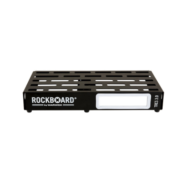 RockBoard RBO B 3.0 TRES C Pedálboard repülőtokkal, könnyű alumínium, csúszásmentes lábak