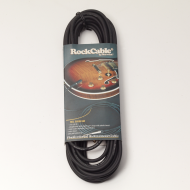 RockCable RCL 30259 D6 Hangszerkábel, szögletes/egyenes TS, 9m, aranyozott csúcsok