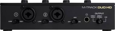 M-Audio MTRACKDUOHD M-Audio M-Track Duo HD interfész, 2-be/2-ki, 24-bit/192 kHz, USB-C, phantom