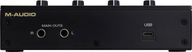 M-Audio MTRACKDUOHD M-Audio M-Track Duo HD interfész, 2-be/2-ki, 24-bit/192 kHz, USB-C, phantom