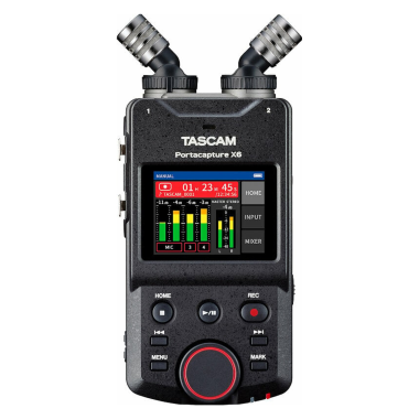 Tascam TM-PORTACAPTUREX6 Hordozható, 6 csatornás sztereó rögzítő