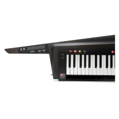 KORG KG-RK100S2BK virtuál-analóg szintetizátor/vokóder, 37 Natural Touch mini billentyű, 2 ribbon kontroller, fekete,