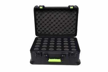 SHURE by Gator SH-MICCASE30 Molded Case W/ Drops For (15) Mics – TSA Latch