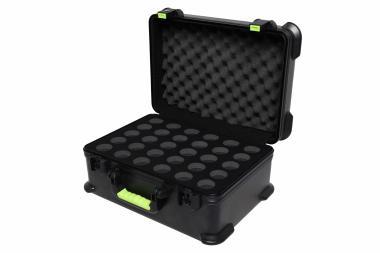 SHURE by Gator SH-MICCASE30 Molded Case W/ Drops For (15) Mics – TSA Latch