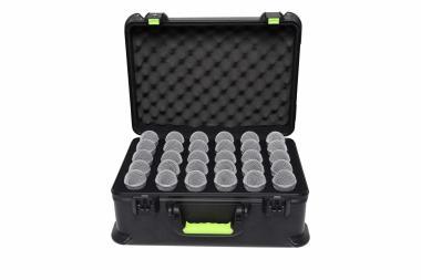 SHURE by Gator SH-MICCASE30 Molded Case W/ Drops For (15) Mics – TSA Latch