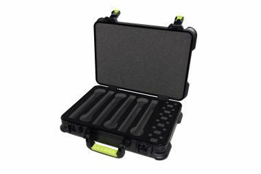 SHURE by Gator SH-MICCASEW06 Molded Case For (6) Wireless Mics – TSA Latch
