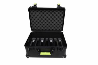 SHURE by Gator SH-MICCASEW07 Molded Case For (7) Wireless Mics – TSA Latch