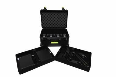 SHURE by Gator SH-MICCASEW07 Molded Case For (7) Wireless Mics – TSA Latch
