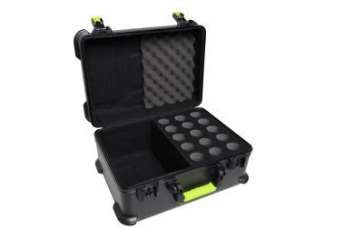 SHURE by Gator SH-MICCASE15 Molded Case W/ Drops For (30) Mics – TSA Latch