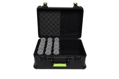 SHURE by Gator SH-MICCASE15 Molded Case W/ Drops For (30) Mics – TSA Latch