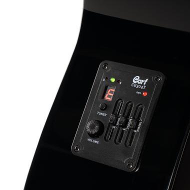 Cort Co-L60CE-BK akusztikus gitár elektronikával, cutaway, fekete