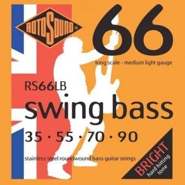 Rotosound RS66LB Basszusgitár húrkészlet, rozsdamentes acél, 35 55 70 90