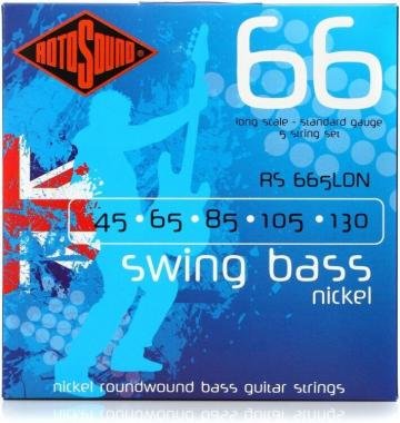 Rotosound RS665LDN Basszusgitár húrkészlet, nikkel, 5 húr, 45 65 85 105 130