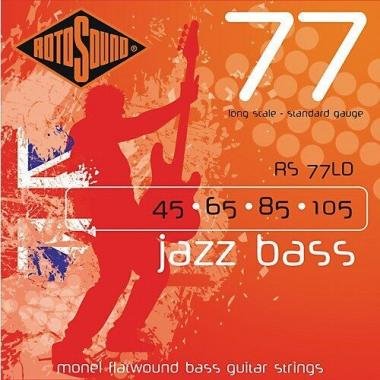 Rotosound RS77LD Basszusgitár húrkészlet, Monel, köszörült, 45 65 85 105