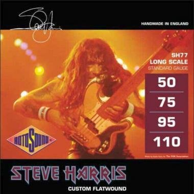 Rotosound SH77 Basszusgitár húrkészlet, Monel, köszörült, Steve Harris, 50-110