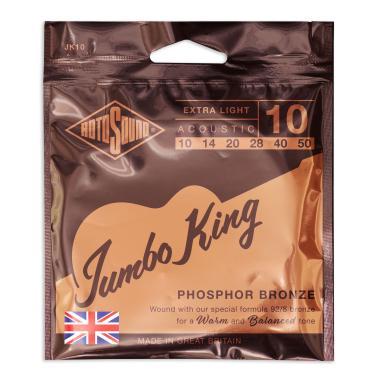 Rotosound JK10 Akusztikus gitár húrkészlet, foszfor-bronz, 10 14 20 28 40 50