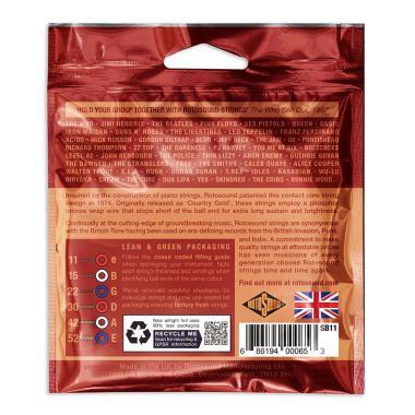 Rotosound SB11 Akusztikus gitár húrkészlet, PSD foszfor-bronz, 11 15 22 30 42 52