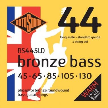 Rotosound RS445LD Basszusgitár húrkészlet, foszfor-bronz, 45 65 85 105 130