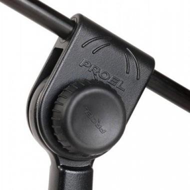 PROEL PRO200BK Gémes mikrofonállvány fekete, m: 950-1600 mm, gém: 540-840 mm