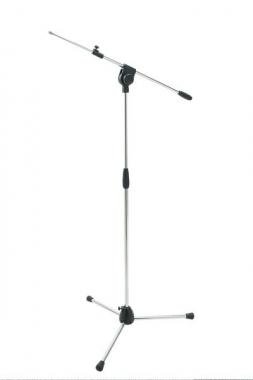 PROEL PRO200CR Gémes mikrofonállvány, króm, m: 950-1600 mm, gém: 540-840 mm