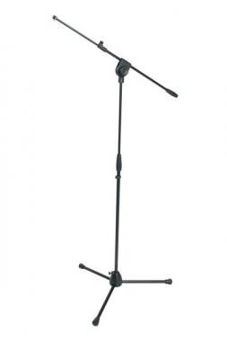 PROEL PRO200BKFF Gémes mikrofonállvány, fekete, m: 860-1500 mm, gém: 540-840 mm