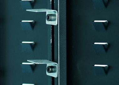 PROEL STUDIORK08 Rack állvány 8U stúdió, gurulós/fix, fekete, fém, ajtó: PXCOVER08N felszerelhető