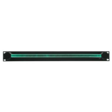 Proel SDC640LED Rack panel 1U világító Multi Color LED, fekete, fém, 5V tápfeszültség szükséges hozzá
